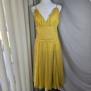 Ted Baker Sunny Yellow Midi Dress